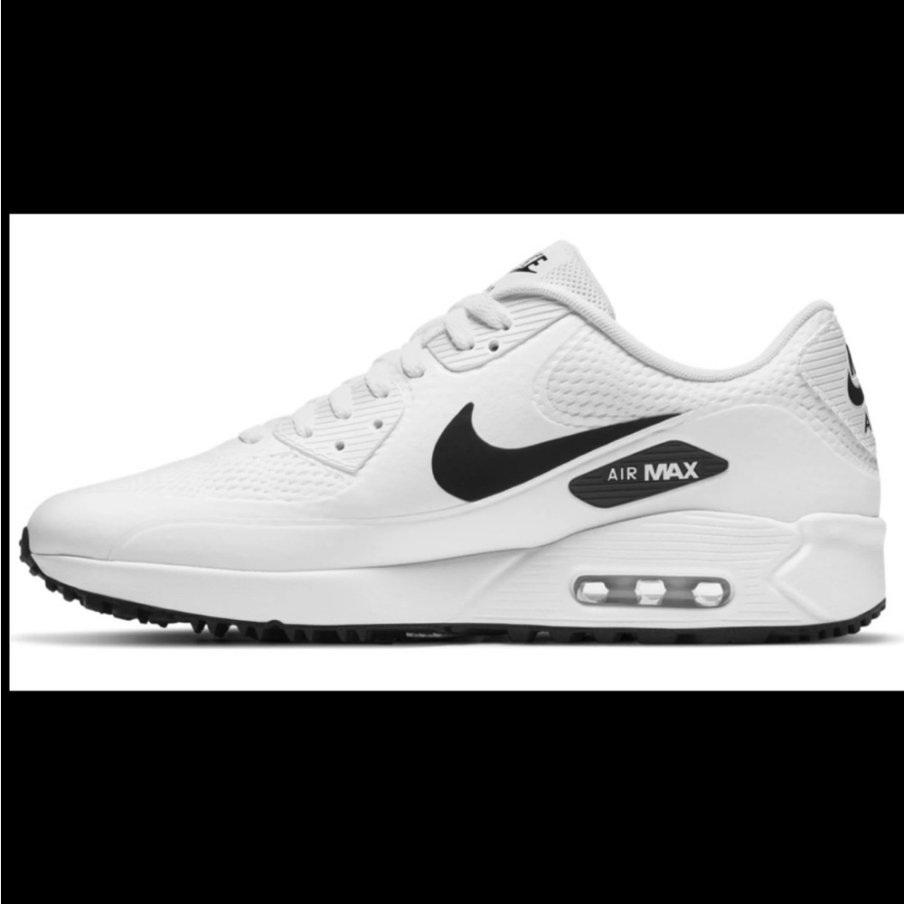 Nike Air Max 90 G Golf White and Black Sneakers
